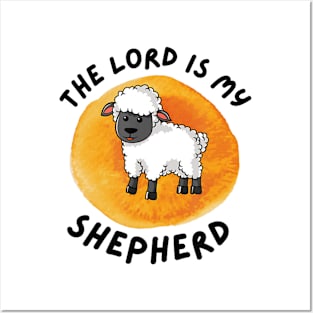 Psalm 23 S Cute Sheep The Lord Is My Shepherd Bible Posters and Art